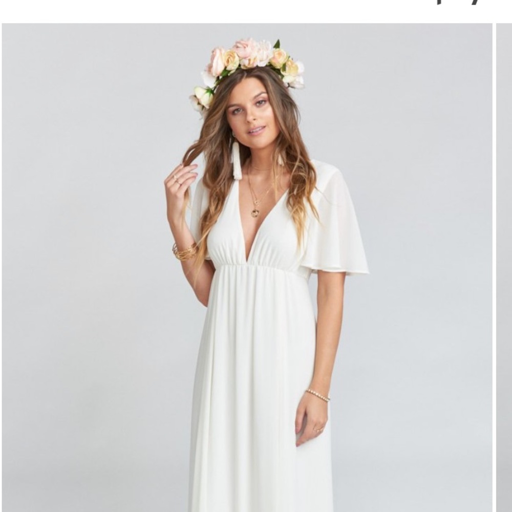 Show me your mumu bridesmaid dune chiffon Faye